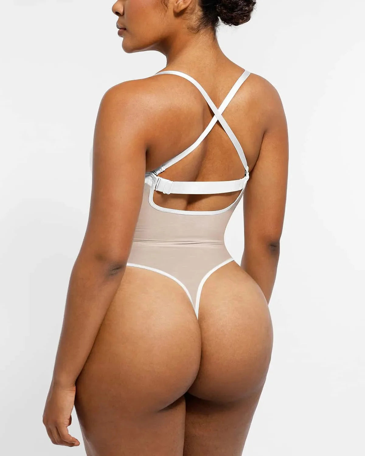 AirSlim® Deep Plunge Low-Back Thong Bodysuit