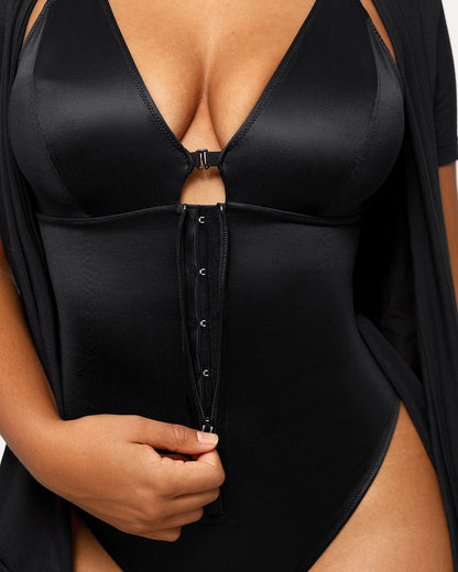 Built-In Shapewear 2-in-1 Cross Strap Top