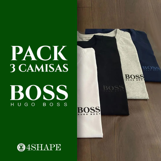 [🔥Ofertas Pré-Black Friday🔥] CAMISETA BOSS - Pack con 3 camisetas