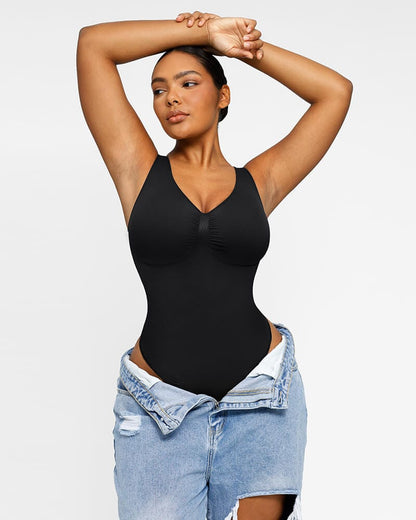 PowerConceal™ 2.0 V-Neck Thong Bodysuit