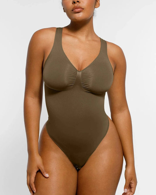 PowerConceal™ 2.0 V-Neck Thong Bodysuit