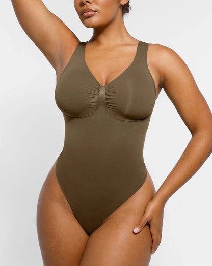 PowerConceal™ 2.0 V-Neck Thong Bodysuit