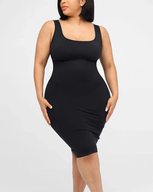 PowerConceal™ Plus Curve Midi Shaping Dress