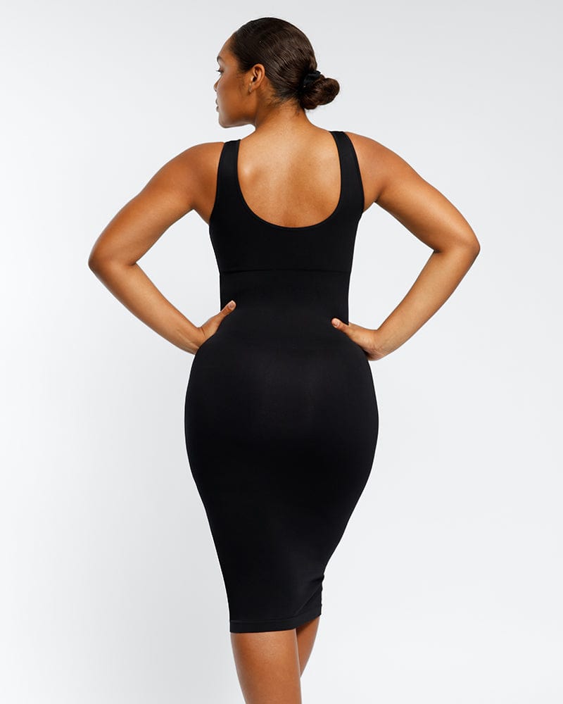 Seamless Eco-Friendly Shaping Dress with Large U-Back