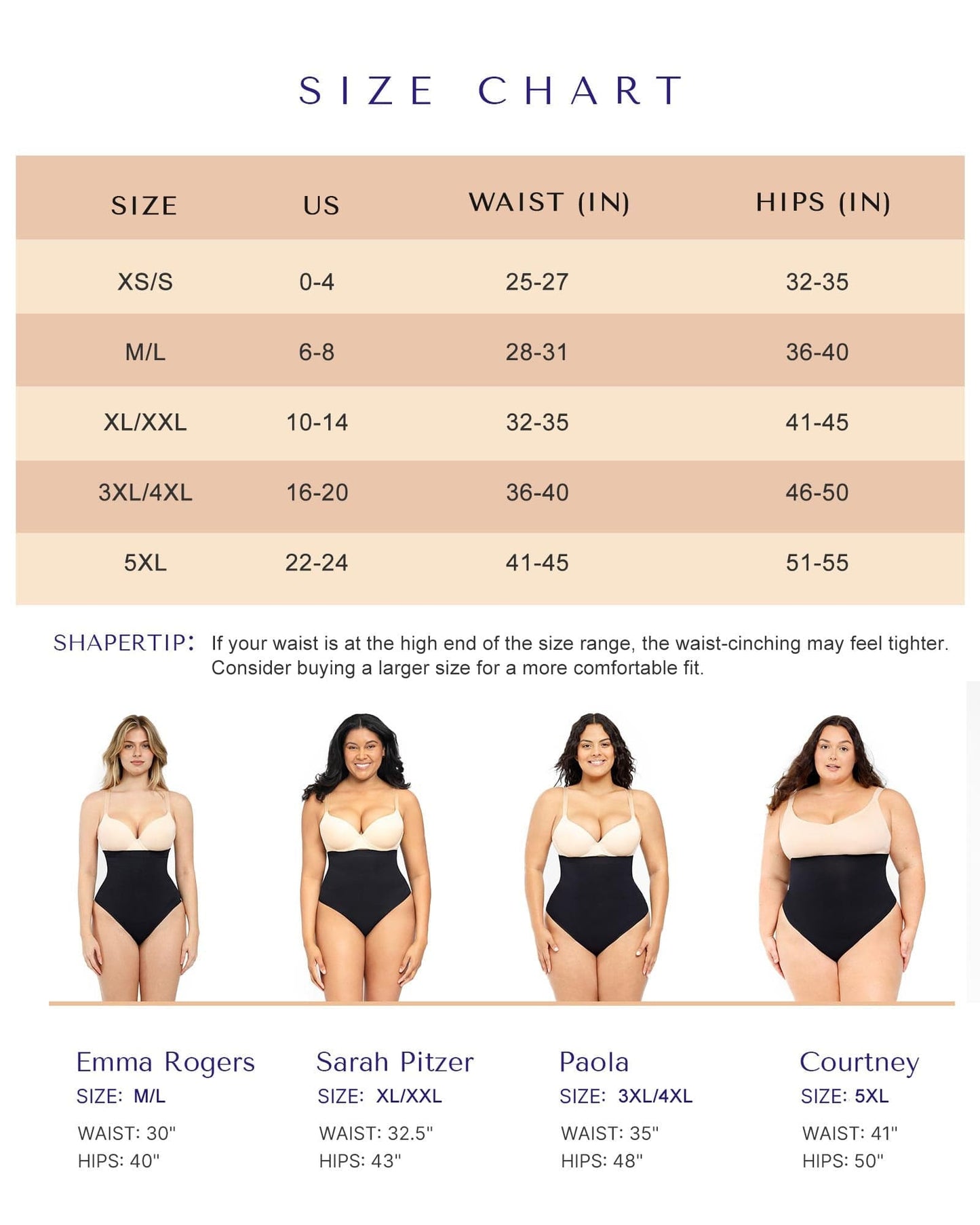 Shapellx PowerConceal™ Shapewear Thong Tummy Control Seamless High-Waisted Body Shaper