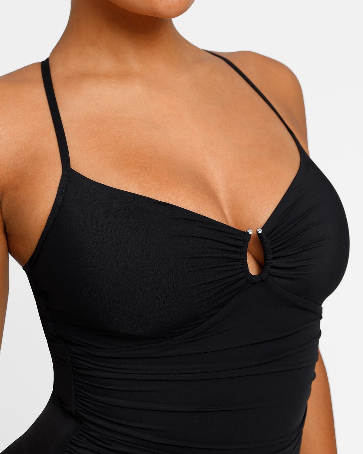 Smart Sculpt U-Ring Cut Out Shaping Swimsuit